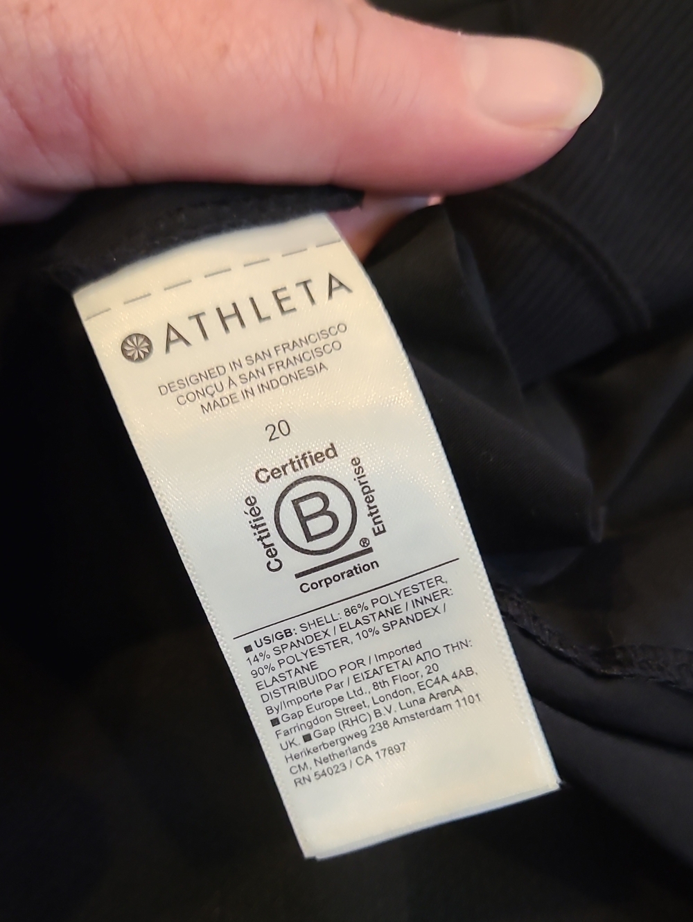 Athleta SoHo Skort Womens Size 20 Black - Picture 6 of 6